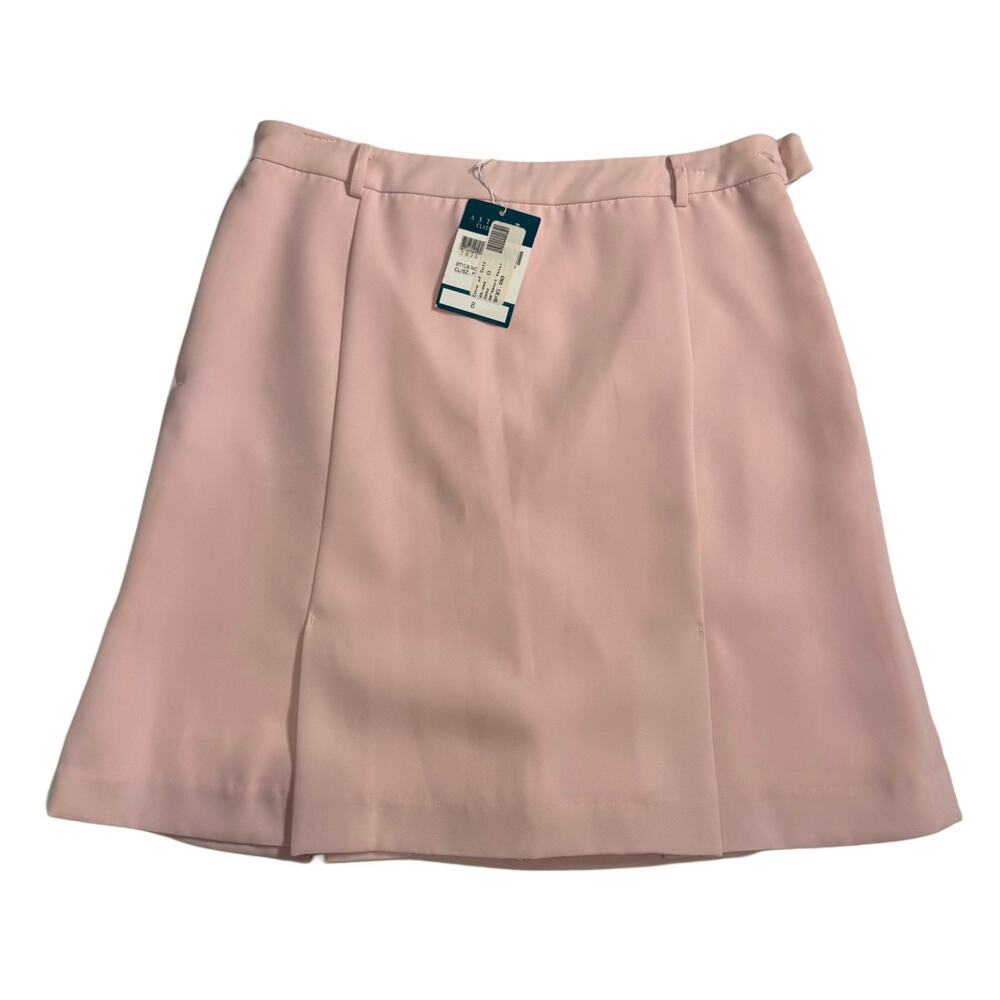 NWT Astra Classic Pleated Golf/Pickleball/ Skort, Pastel Pink, Sz 8, MSRP‎ $96